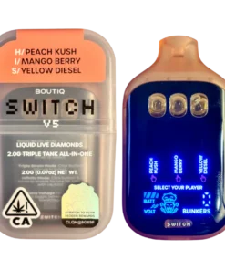 V5 (3 in 1) PEACH KUSH x MANGO BERRY x YELLOW DIESEL