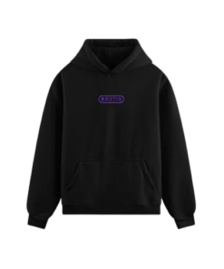 Boutiq Pixelmark Black Hoodie  Waluigi